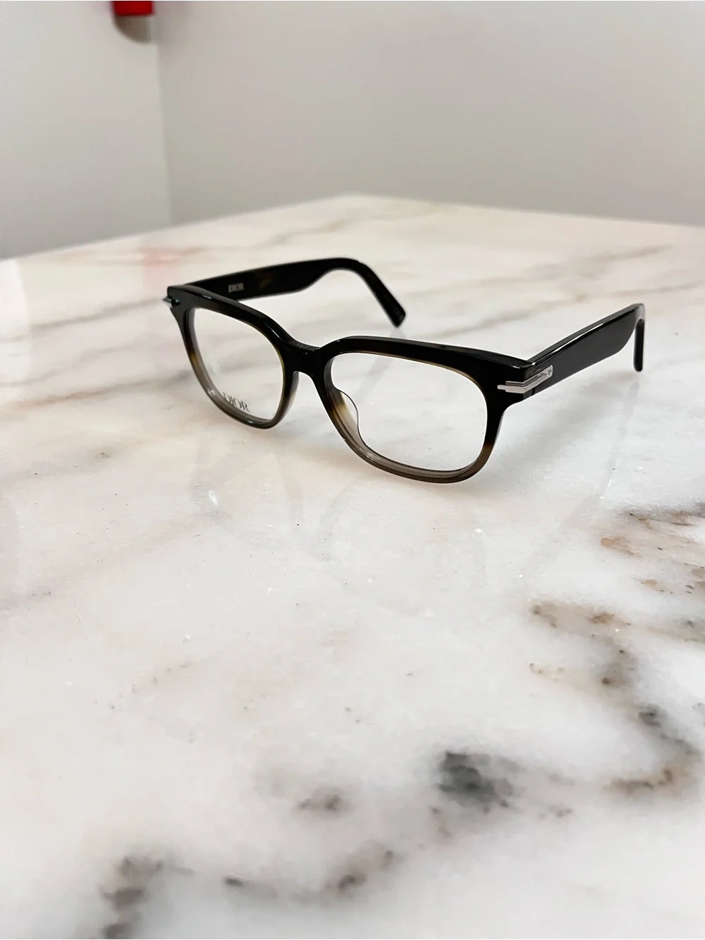 Dior Kids Black to Gray Gradient Eyeglasses